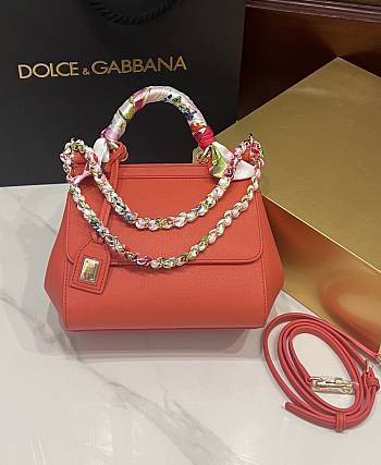 Fortok Dolce & Gabbana Scarf Orange Bag 20cm