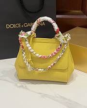 Fortok Dolce & Gabbana Scarf Yellow Bag 20cm - 1