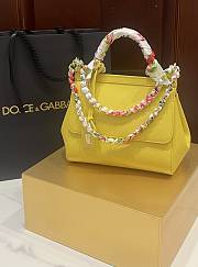 Fortok Dolce & Gabbana Scarf Yellow Bag 20cm - 5