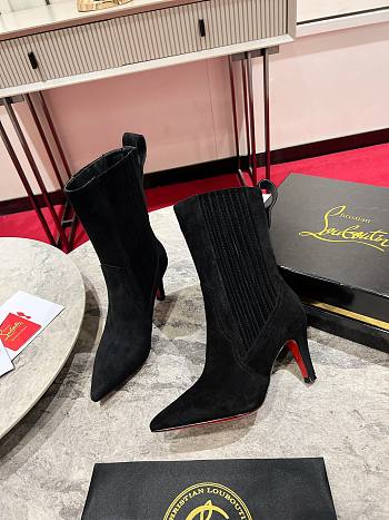 Fortok Christian Louboutin Santiagag Ankle Boots Black