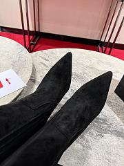 Fortok Christian Louboutin Santiagag Ankle Boots Black - 5