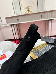Fortok Christian Louboutin Santiagag Ankle Boots Black - 2