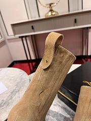 Fortok Christian Louboutin Santiagag Ankle Boots Beige - 6
