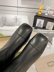 Fortok Gucci 23SS Black Calfskin Ankle Boots - 4
