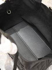 Fortok Dior Toujours Bag Black Graphic Cannage Calfskin 28.5x21.5x17cm - 4