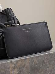 Fortok Dior Toujours Bag Black Graphic Cannage Calfskin 28.5x21.5x17cm - 2