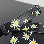 Fortok Bottega Veneta Daisy Print Cassette Bag In Black 23x15x6cm - 3