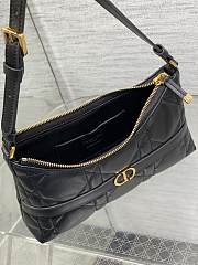 Fortok Dior 30 Montaigne Mini Hobo Shoulder Bag Black 24x6.5x14cm - 2