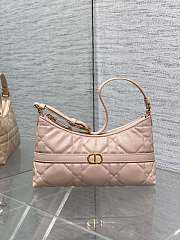 Fortok Dior 30 Montaigne Mini Hobo Shoulder Bag Pink 24x6.5x14cm - 1