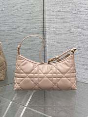 Fortok Dior 30 Montaigne Mini Hobo Shoulder Bag Pink 24x6.5x14cm - 4