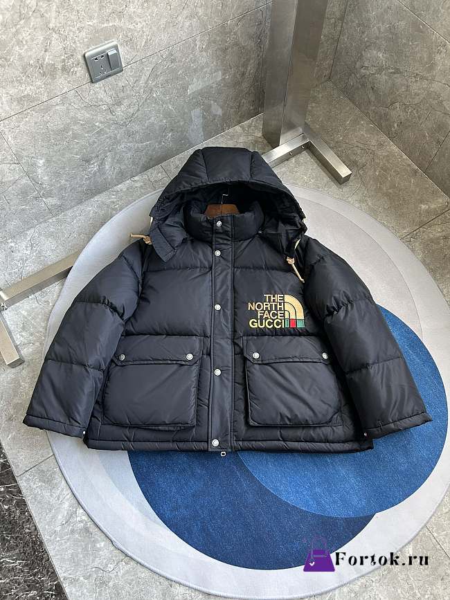 Fortok Gucci x Northface Black Puffer Jacket - 1