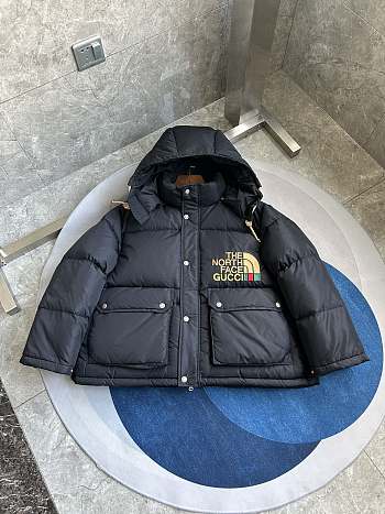 Fortok Gucci x Northface Black Puffer Jacket