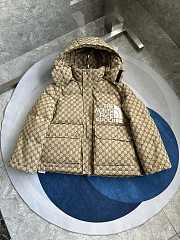 Fortok Gucci x Northface Beige Puffer Jacket - 1