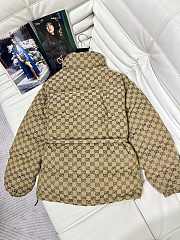 Fortok Gucci GG Canvas Bomber Jacket Beige - 6
