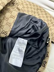 Fortok Gucci GG Canvas Bomber Jacket Beige - 2