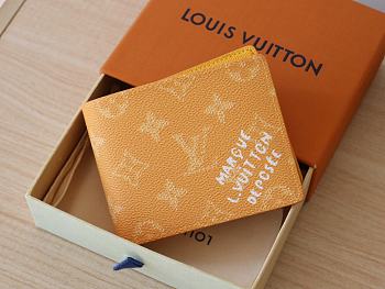 Fortok Louis Vuitton Slender Wallet Yellow M12866 11x9x2cm