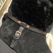 Fortok Louis Vuitton 24FW Fur Snow Boots Black - 5