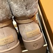 Fortok Louis Vuitton 24FW Fur Snow Boots Brown - 3