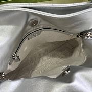 Fortok Gucci Blondie Small Tote Bag Silver 24x30x6cm - 5