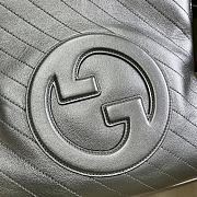 Fortok Gucci Blondie Small Tote Bag Silver 24x30x6cm - 2