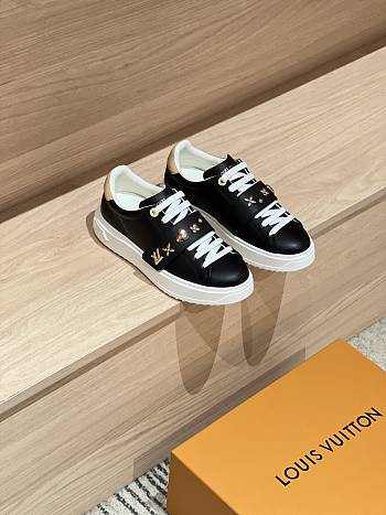 Fortok Louis Vuitton Time Out Sneaker Black With Velcro Strap