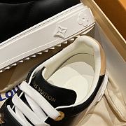 Fortok Louis Vuitton Time Out Sneaker Black With Velcro Strap - 3