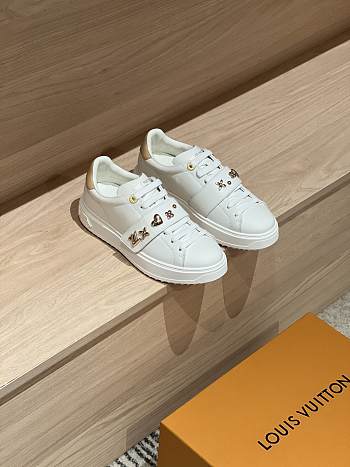 Fortok Louis Vuitton Time Out Sneaker White With Velcro Strap