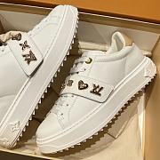Fortok Louis Vuitton Time Out Sneaker White With Charms - 5