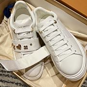 Fortok Louis Vuitton Time Out Sneaker White With Charms - 2