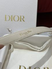 Fortok Dior 30 Montaigne Belt Latte Cannage Calfskin  - 6