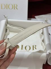 Fortok Dior 30 Montaigne Belt Latte Cannage Calfskin  - 2