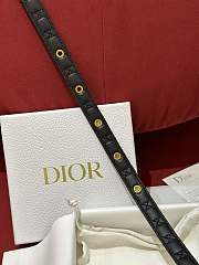 Fortok Dior 30 Montaigne Belt Black Cannage Calfskin - 3