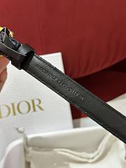 Fortok Dior 30 Montaigne Belt Black Cannage Calfskin - 2