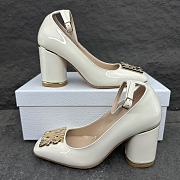 Fortok Dior Miss Dior High Heels White  - 5