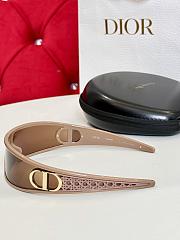 Fortok Dior D-style Headband Glasses Beige - 4