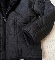 Fortok Dior Reversible Macrocannage Peacoat Black Quilted Technical Taffeta and Fleece - 5