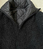 Fortok Dior Reversible Macrocannage Peacoat Black Quilted Technical Taffeta and Fleece - 2