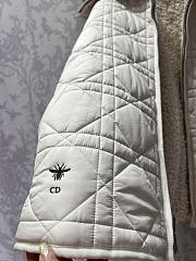 Fortok Dior Reversible Macrocannage Peacoat Cream Quilted Technical Taffeta and Fleece - 4
