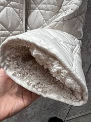 Fortok Dior Reversible Macrocannage Peacoat Cream Quilted Technical Taffeta and Fleece - 6