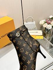 Fortok Louis Vuitton High-Heel Ankle Boots Brown - 2
