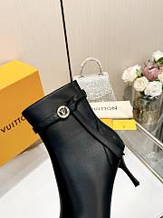 Fortok Louis Vuitton High-Heel Ankle Boots Black - 3