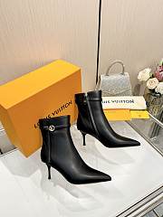 Fortok Louis Vuitton High-Heel Ankle Boots Black - 2