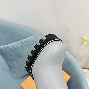 Fortok Louis Vuitton Beaubourg Ankle Boots Grey - 6