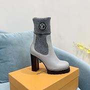 Fortok Louis Vuitton Beaubourg Ankle Boots Grey - 3