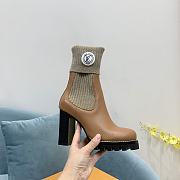 Fortok Louis Vuitton Beaubourg Ankle Boots Brown - 3