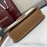 Fortok Gucci Blondie Small Top Handle Bag Beige Canvas 815714 27x17x7cm - 4