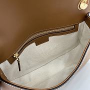 Fortok Gucci Blondie Small Top Handle Bag Beige Canvas 815714 27x17x7cm - 2
