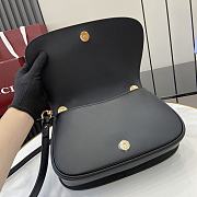 Fortok Gucci Blondie Small Top Handle Bag Black Canvas 815714 27x17x7cm - 6