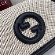 Fortok Gucci Blondie Small Top Handle Bag Black Canvas 815714 27x17x7cm - 4