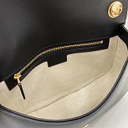 Fortok Gucci Blondie Small Top Handle Bag Black Canvas 815714 27x17x7cm - 5